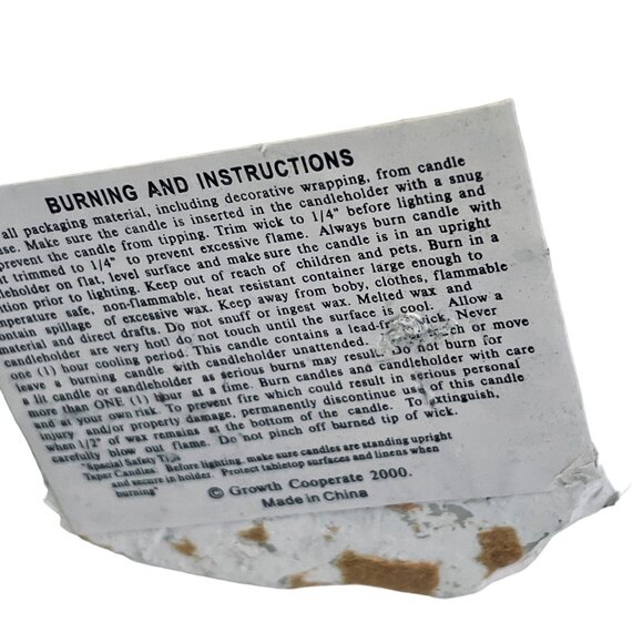 Growth Corp Snow Buddy Candle Holder White Snow Man is holding a Bird House Bird - Picture 6 of 12